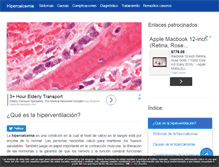 Tablet Screenshot of hipercalcemia.com